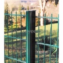 PVC coated double wire fence