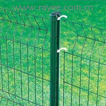 PVC coated wire panel