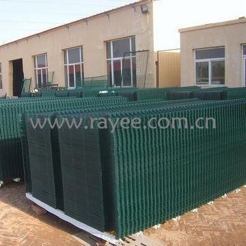 PVC coated wire panel