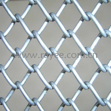 galvanized chain link fence