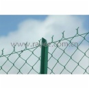 PVC coated chain link fence